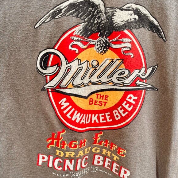 Retro Miller High Life T-Shirt - Picture 1 of 4